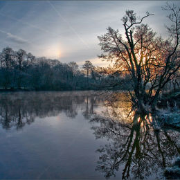 December Morning. River Dee.