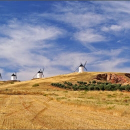 Don Quijote's Windmills. Spain.