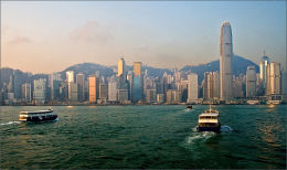 Early Morning Ferries Hong Kong