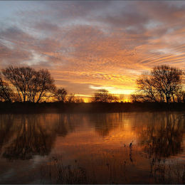 January Dawn. River Dee.