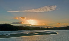 Sunset Over Waitangi River