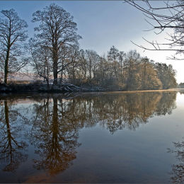 Winters Morning. River Dee.