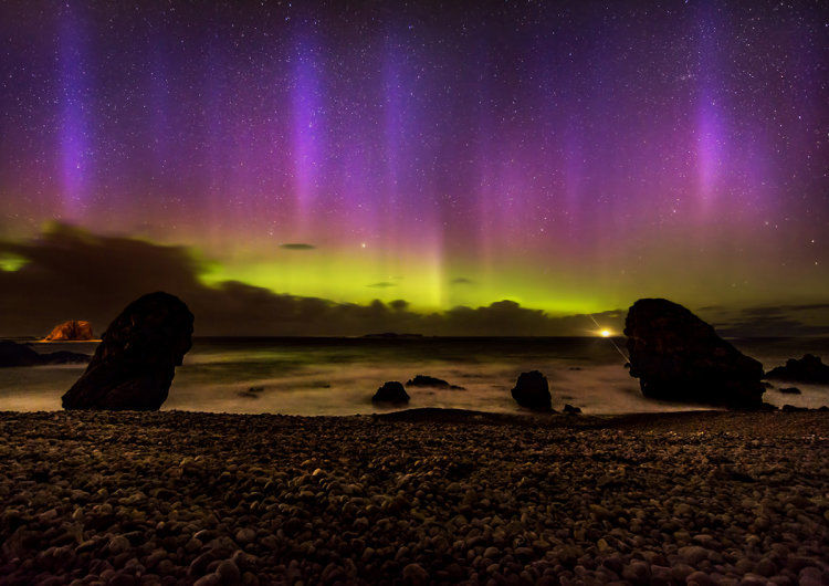 Aurora at Malin Well