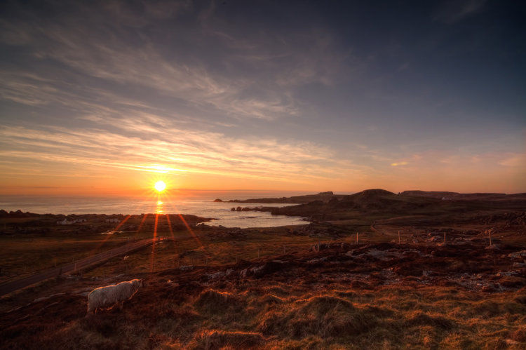 Sunset at Ineuran
