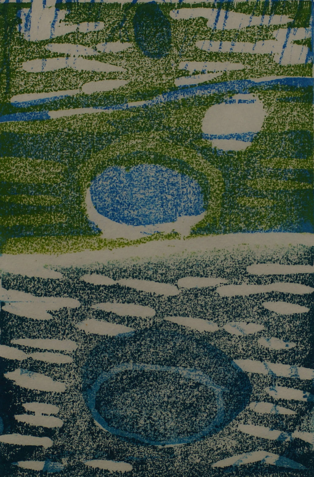 Green and Blue Rocks