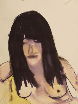 Woman in Yellow Resting