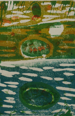 Green, Blue and Brown Rocks