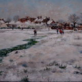 Wimbledon Common in Snow 2013