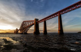 Forth Railway Bridge in the Golden Hour