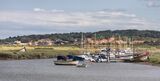 Boats at rest in Morston Creek, Norfolk Coast