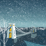 BRISTOL SUSPENSION BRIDGE IN THE SNOW RM046