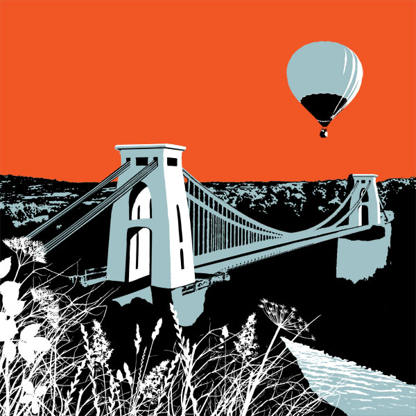 CLIFTON SUSPENSION BRIDGE 28cm x 28cm
