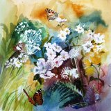Butterfly and flora 2 (sold)