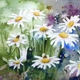 Daisies and Bees (Sold)