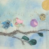 More Little Birds (textiles)