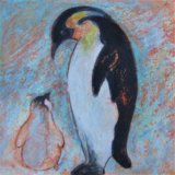 Is it alright? (Ink & Oil Pastel) (Sold)