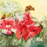 Poppies & Butterflies (Sold)