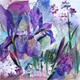Purple Iris Collage (sold)