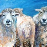 Sheep behaving badly (Sold)