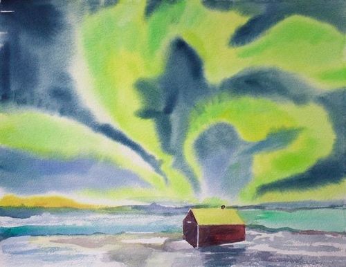 Janet Waters:<br><I>Northern Lights, Norway</I>