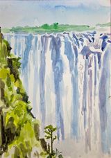 Janet Waters:<br><I>The Victoria Falls, Zimbabwe (2)</I>