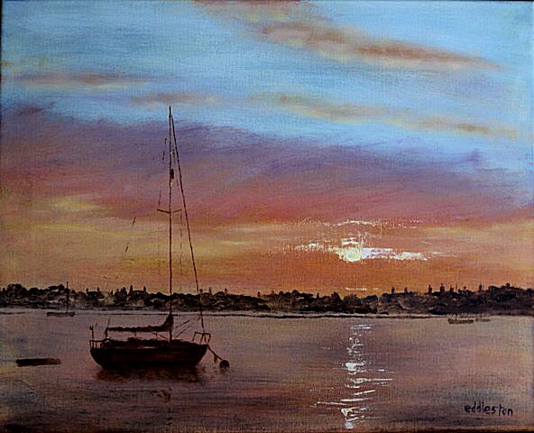 Richard Eddleston:<br><I>Wells Harbour Sunrise</I>