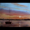 Richard Eddleston:<br><I>Wells Harbour Sunrise</I>