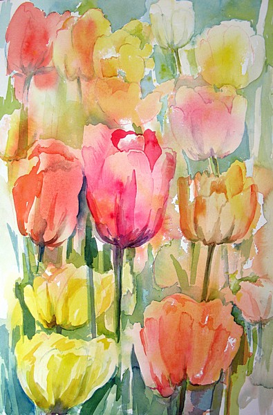 Janet Waters:<br><I>Tulips</I>