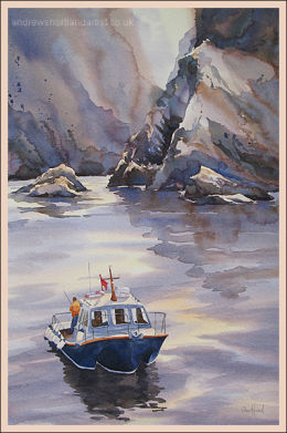 North Devon Cliffs 14"x22"