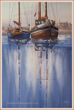 Gaffers at rest 14"x22"