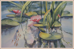 Water lilies 14"x22"