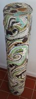 Mosaic 3D sculptural column by Sue Kershaw, Mosaic Artist