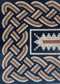 North Yorkshire Moors National Park Beadlam Roman villa mosaic commission Sue Kershaw, mosaic artist