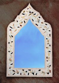 Arabic mosaic mirror by Sue Kershaw, mosaic artist