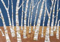 SILVER BIRCHES MOSAIC SUE KERSHAW