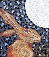 HARE AND MOON MOSAIC