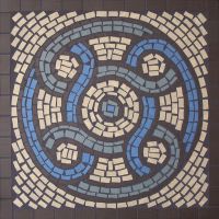 roman mosaic by mosaic artist Sue Kershaw