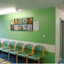 York Hospital mosaics in Outpatients Department Waiting Room
