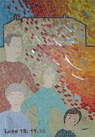 St Mary's Church mosaic commission triptych in Leeds by Sue Kershaw