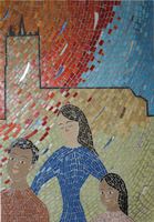St Mary's Church mosaic commission triptych in Leeds by Sue Kershaw