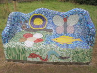 School mosaic commission by Sue Kershaw, mosaic artist
