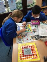 School mosaic commission by Sue Kershaw, mosaic artist