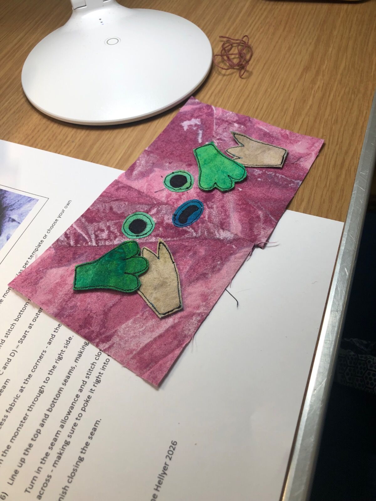 September 2026 'Sea Monster PIn Cushions' with Anne Helyer