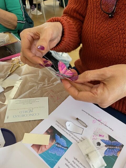 Member stitching brooch - February 2026