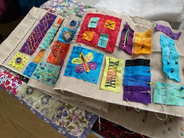 Kawandi with Carolyn Finch - June 2026.  Examples of Carolyn's work
