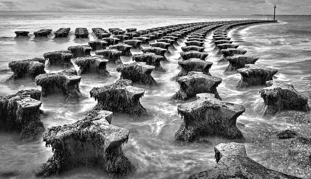 Felixstowe Sea Defences mono