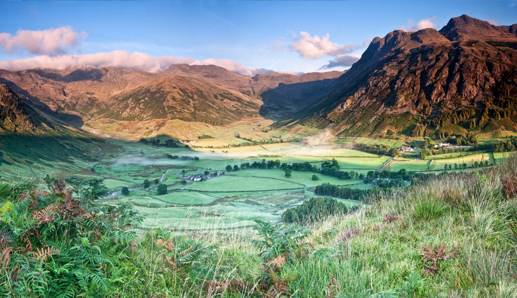 Great Langdale Valley from Side Pike