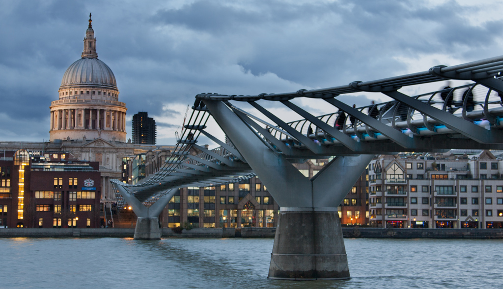 St Paul's and The Millennium Bridge
