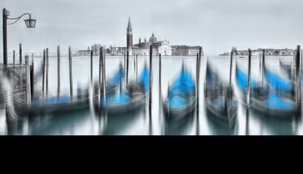 Venice Gondolas Blurred