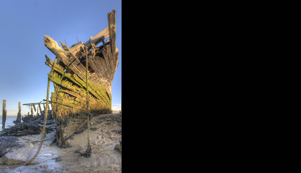 Wreck of the Hans Egede Low Tide